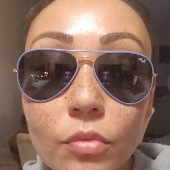 Authentic Ray-Ban Baby Blue Aviators - Picture 3 of 5